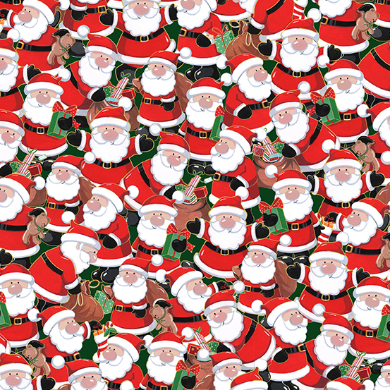 Santa Christmas Crowd