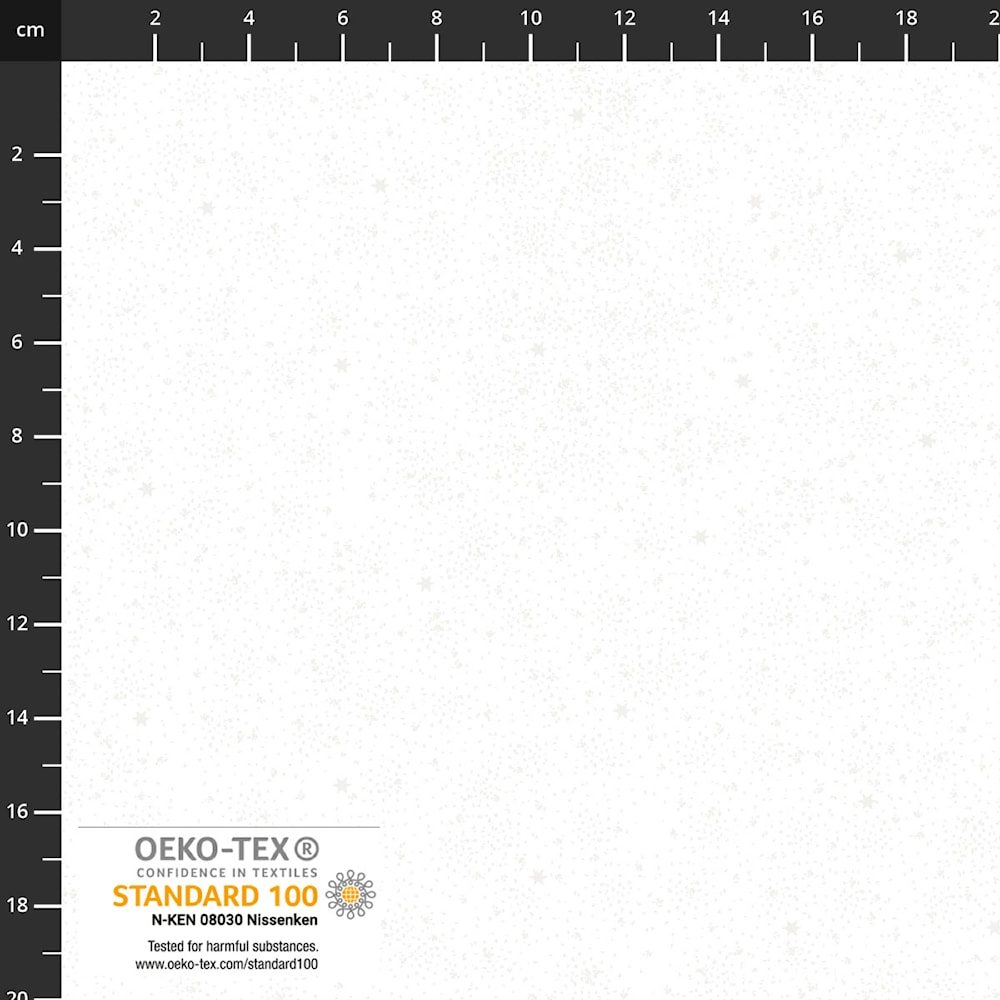 Snow Crystals - Tiny Stars - white pearl