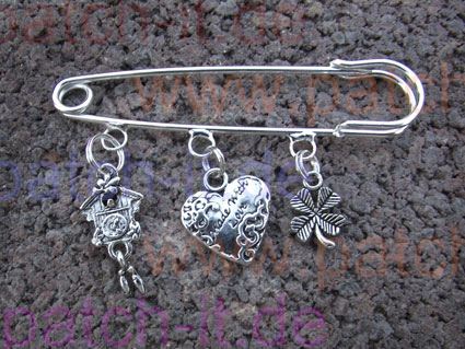 Charming Needle "Zeitlos" silberfarbend