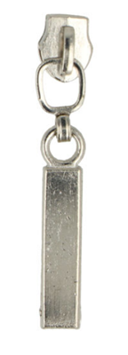 Zipper - 3 mm - silber