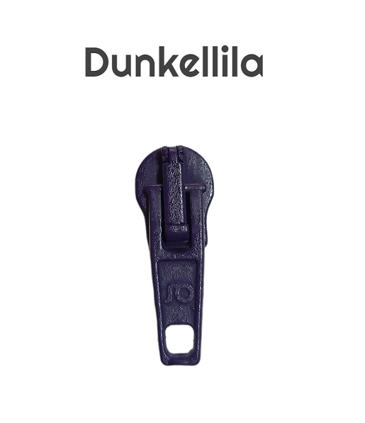 Zipper - 6mm - dunkellila