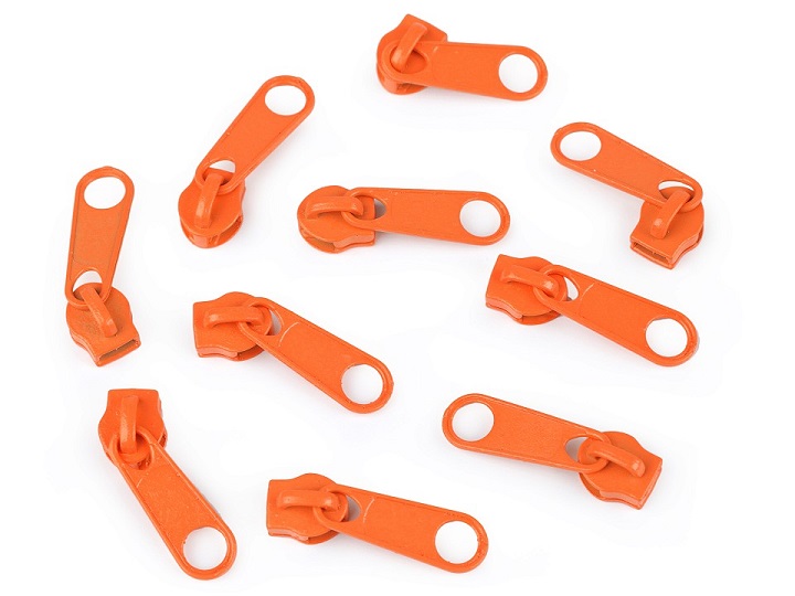 Zipper - 5mm - orange