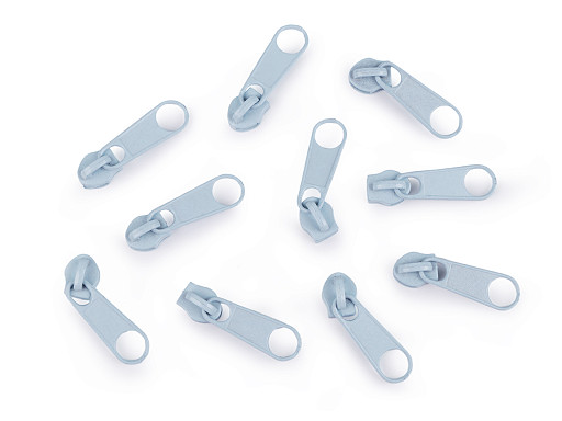 Zipper - 3mm - eisblau