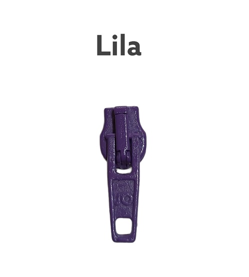 Zipper - 6mm - lila