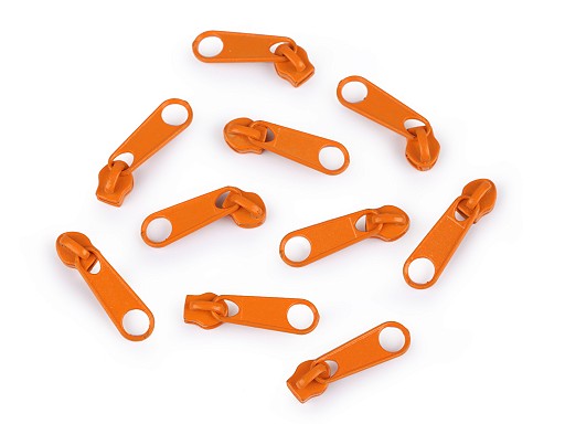 Zipper - 3mm - orange