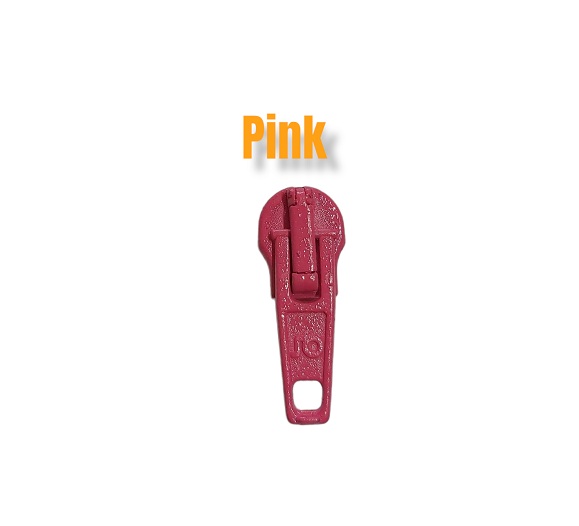 Zipper - 6mm - pink
