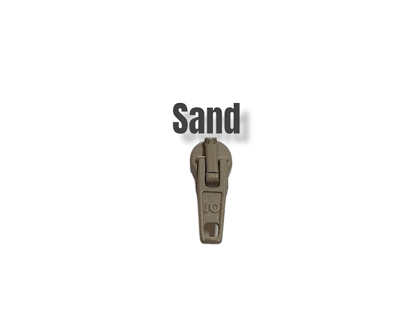 Zipper - 6mm - sand