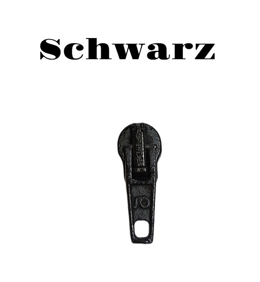 Zipper - 6mm - schwarz