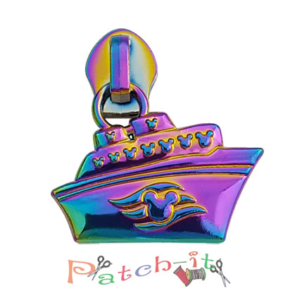 Boat - Zipper - rainbow matt