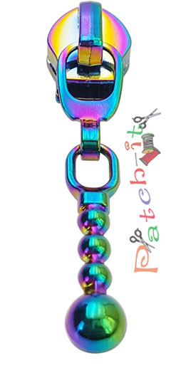 Kugelkette - Zipper - rainbow