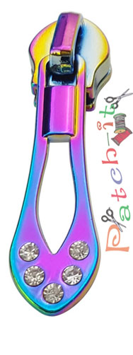 Schlaufe - Zipper - rainbow